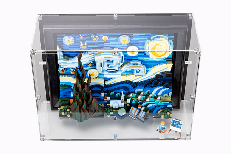 LEGO 21333 set with Wall Mounted Display Case for 21333 (set of 2) - My Hobbies