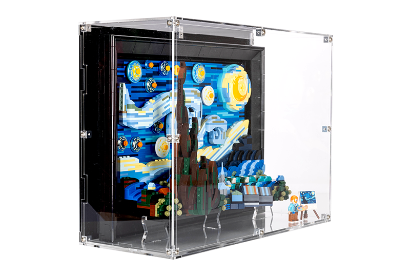 LEGO 21333 set with Wall Mounted Display Case for 21333 (set of 2) - My Hobbies