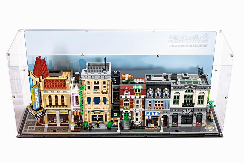 LEGO® Creator Expert 4x Modular Building Display Case (Compatible with LEGO 10182, 10190, 10185, 10197, 10211, 10218, 10232, 10243, 10246, 10251, 10260, 10264, 10270, 10278, 10297) - My Hobbies