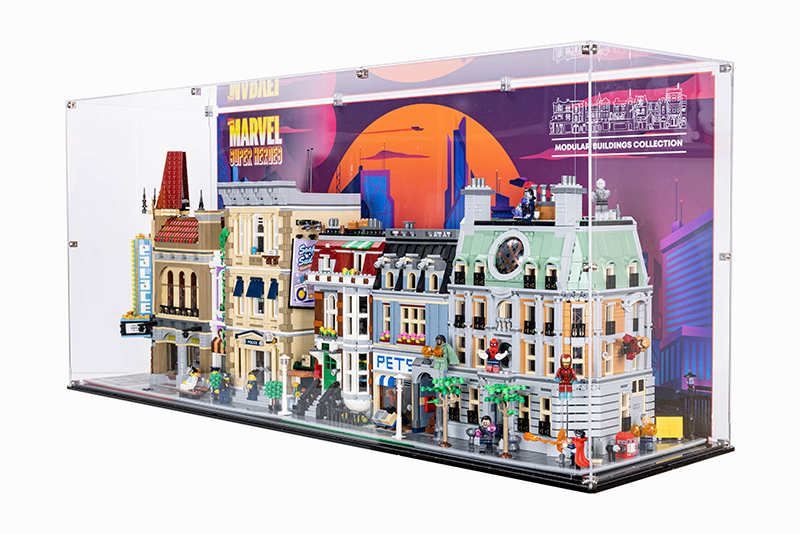LEGO® Creator Expert 4x Modular Building Display Case (Compatible with LEGO 10182, 10190, 10185, 10197, 10211, 10218, 10232, 10243, 10246, 10251, 10260, 10264, 10270, 10278, 10297) - My Hobbies