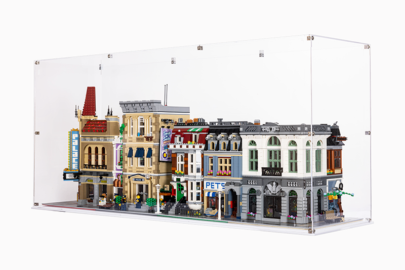 LEGO® Creator Expert 4x Modular Building Display Case (Compatible with LEGO 10182, 10190, 10185, 10197, 10211, 10218, 10232, 10243, 10246, 10251, 10260, 10264, 10270, 10278, 10297) - My Hobbies