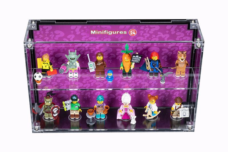 Wall Mounted Display Case for LEGO Minifigure 71037 (Series 24) With/Without background - My Hobbies