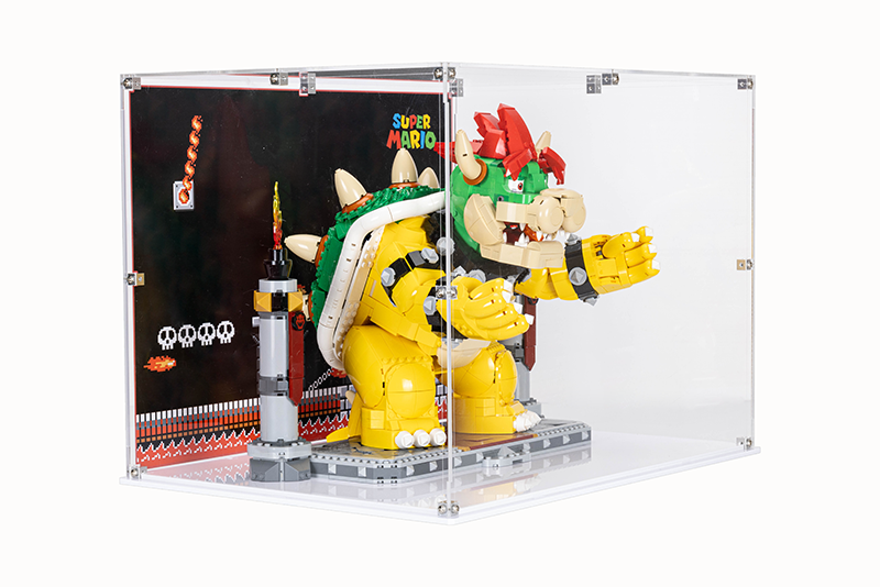 LEGO® The Mighty Bowser™ Display Case (71411) – Kingdom Brick Supply