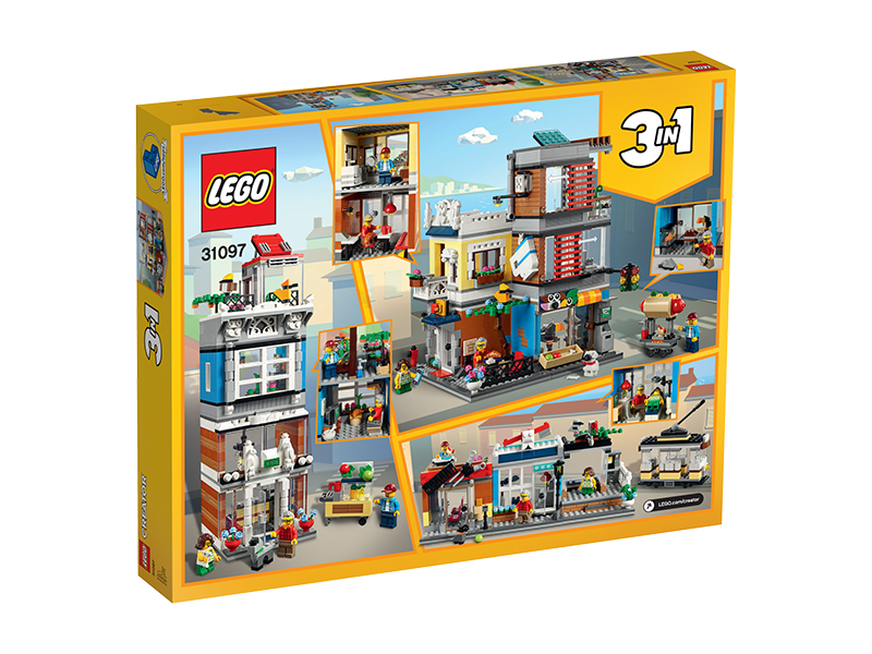 LEGO® 31097 Creator 3-in-1 Townhouse Pet Shop & Café - My Hobbies