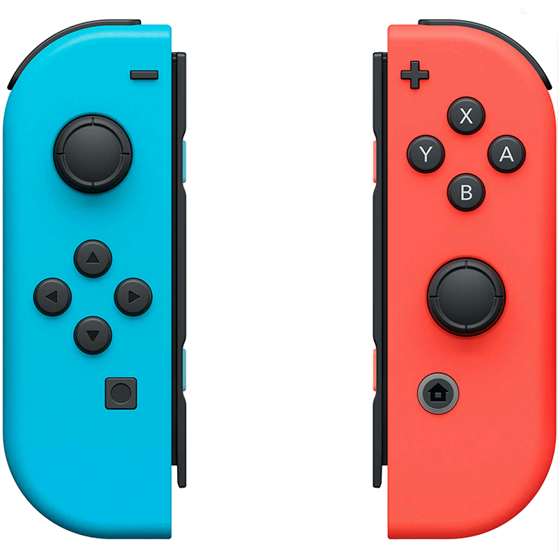 Nintendo Switch Joy-Con Neon Red and Blue Controller Pair - My Hobbies