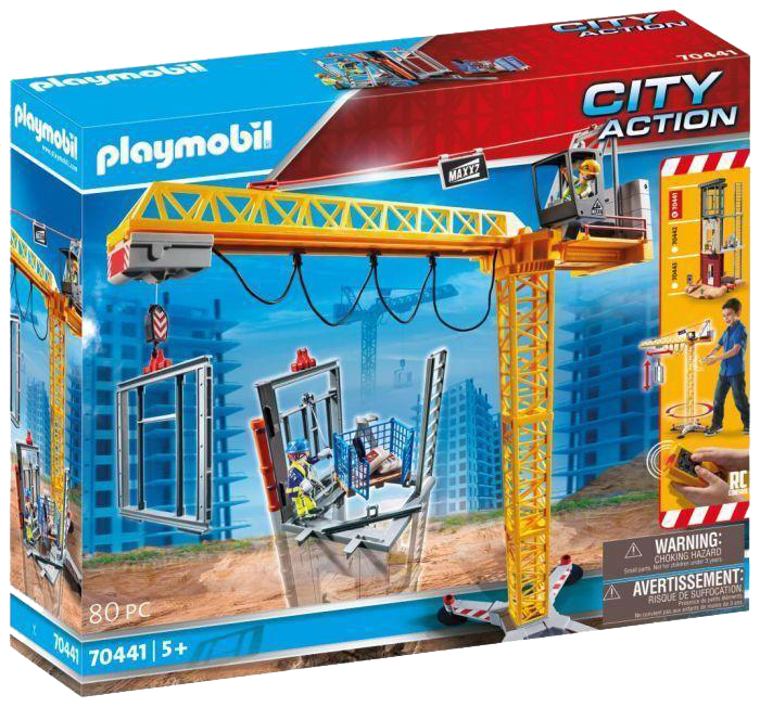 Playmobil - RC Crane With Building Section 70441 - My Hobbies