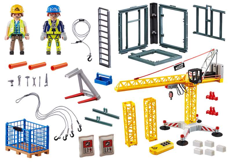 Playmobil - RC Crane With Building Section 70441 - My Hobbies