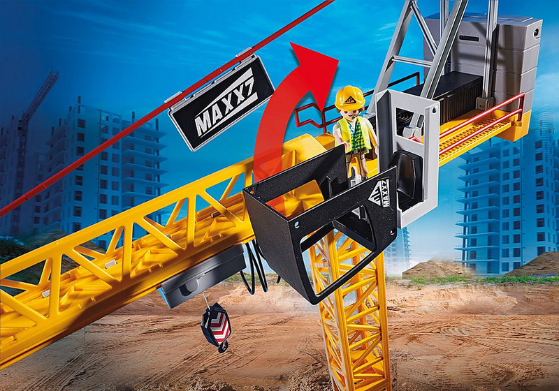 Playmobil - RC Crane With Building Section 70441 - My Hobbies