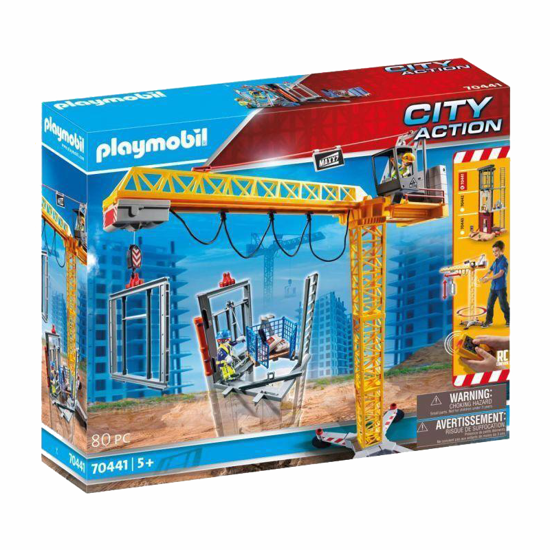 Playmobil - RC Crane With Building Section 70441 - My Hobbies
