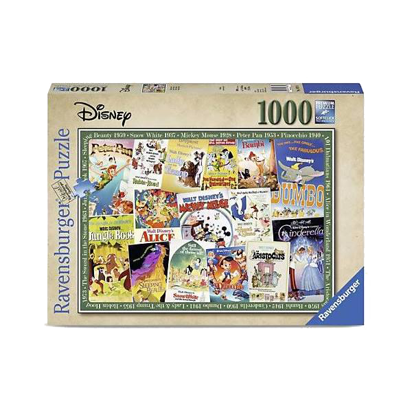 Ravensburger - Disney Vintage Movie Posters Puzzle 1000pc - My Hobbies