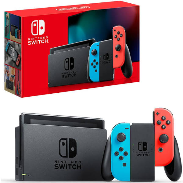 Nintendo Switch Joy-Con Console 2019 - Neon Blue/Red - My Hobbies