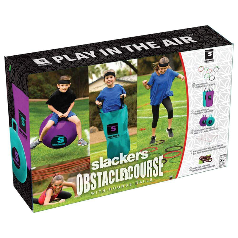 Slackers Ninja Obstacle Course w/bounce balls - My Hobbies