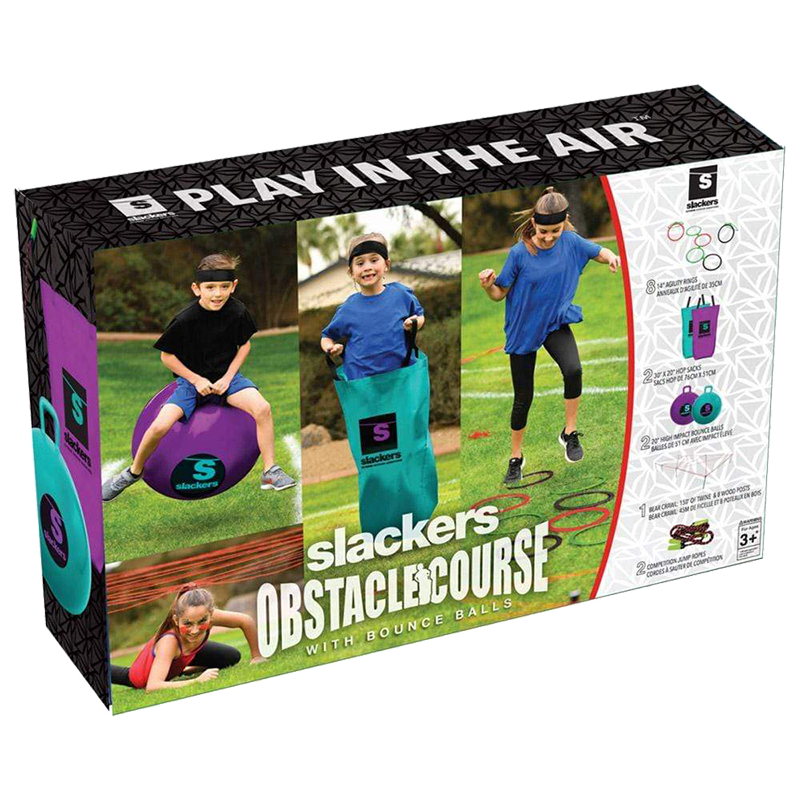 Slackers Ninja Obstacle Course w/bounce balls - My Hobbies