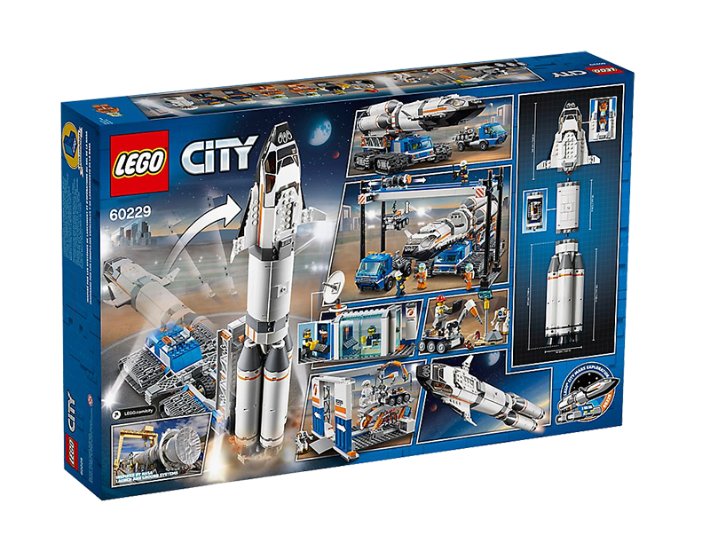 Lego city top space rocket