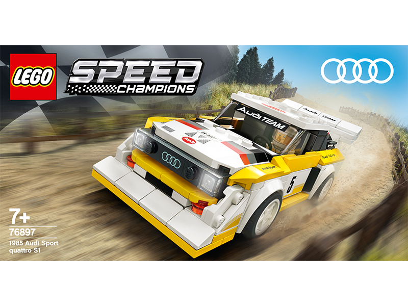 LEGO® 76897 Speed Champions 1985 Audi Sport quattro S1 - My Hobbies