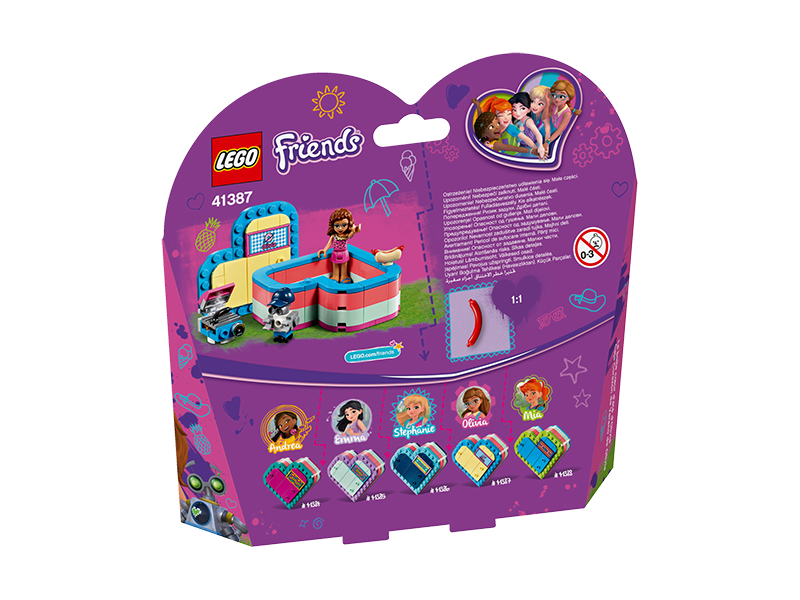 LEGO 41387 Friends Olivia s Summer Heart Box My Hobbies