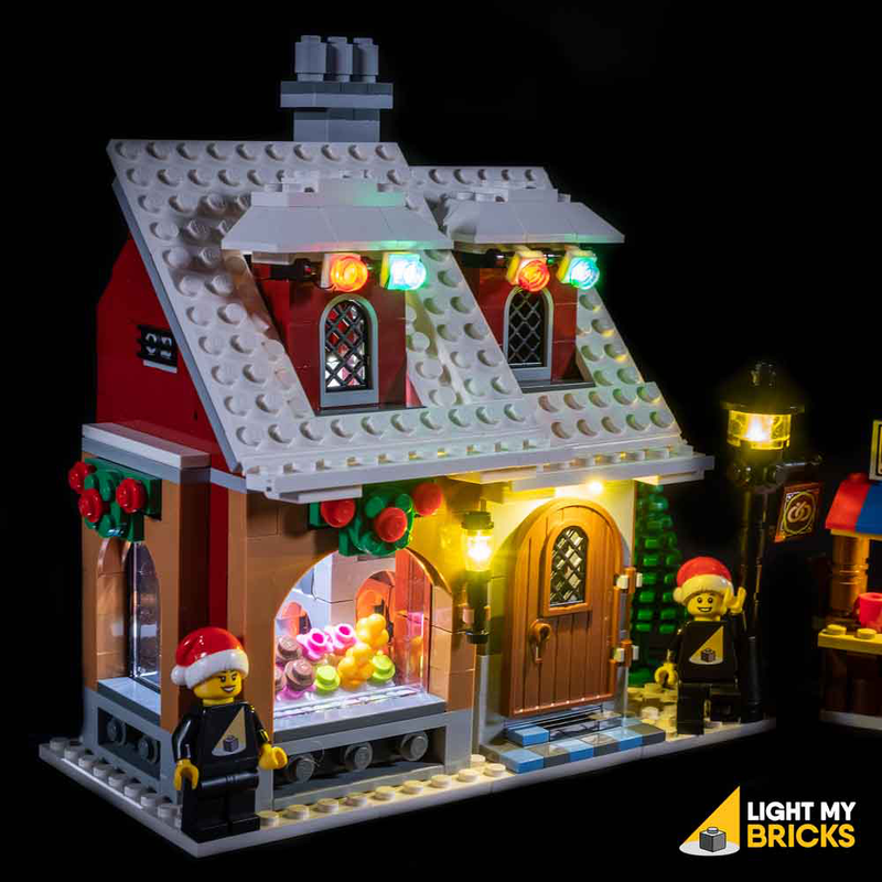 LEGO Winter Village Bakery 10216 Light Kit (LEGO Set Are Not Included ) - My Hobbies